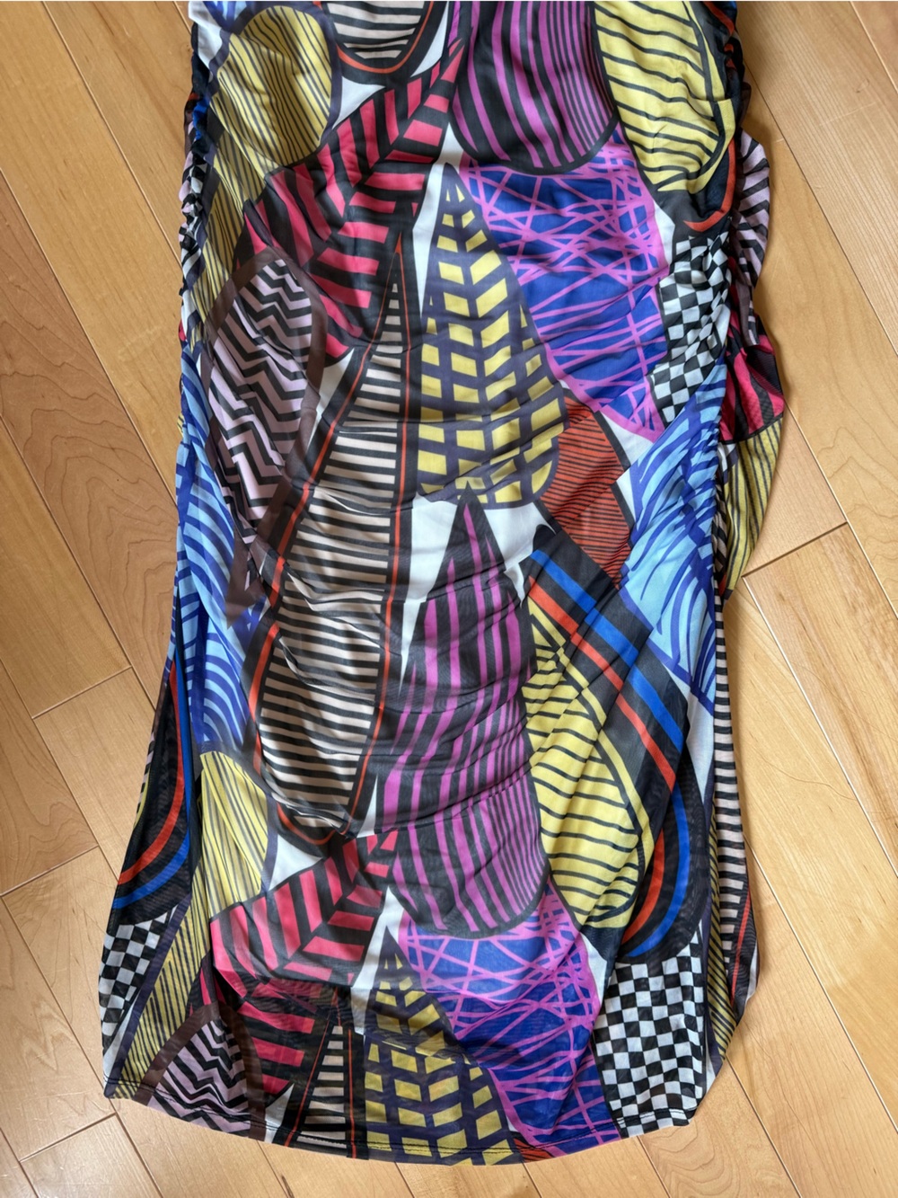 Isle by Melis Kozan mesh midi dress size medium - Picture 4 of 10